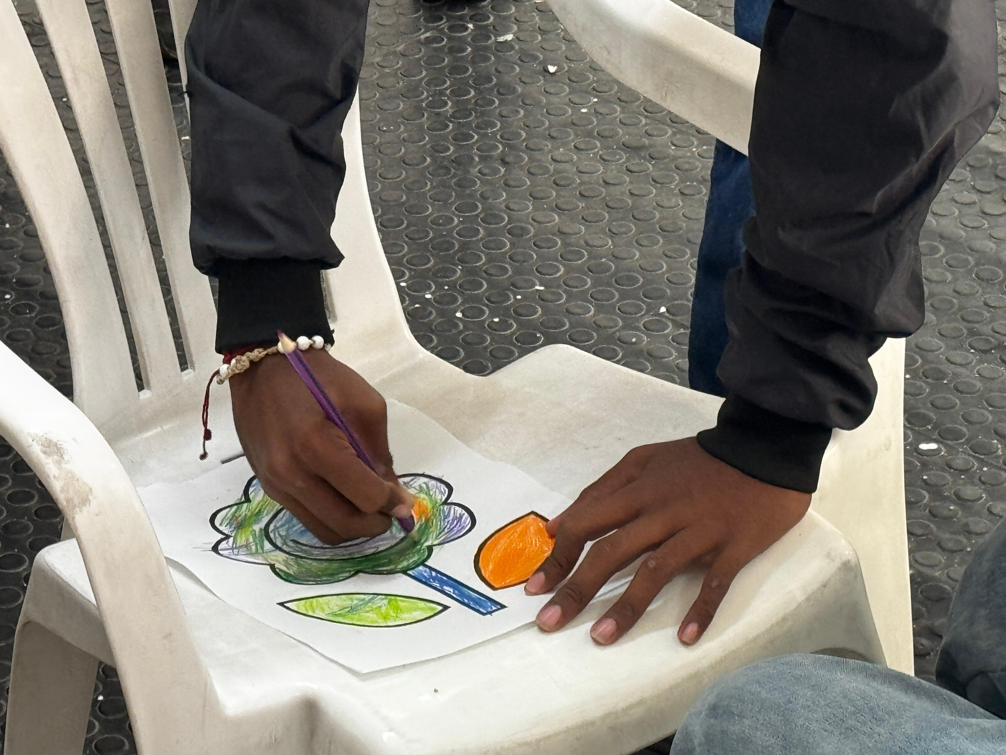 Dibujo comunidad - BOLETÍN - DESPLAZAMIENTO MASIVO LA GUAJIRA (1)